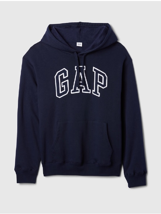 GAP Factory Tops - GAP FACTORY | Sweatshirt | GAP Logo Hoodie Sweatshirt | Navy Uniform